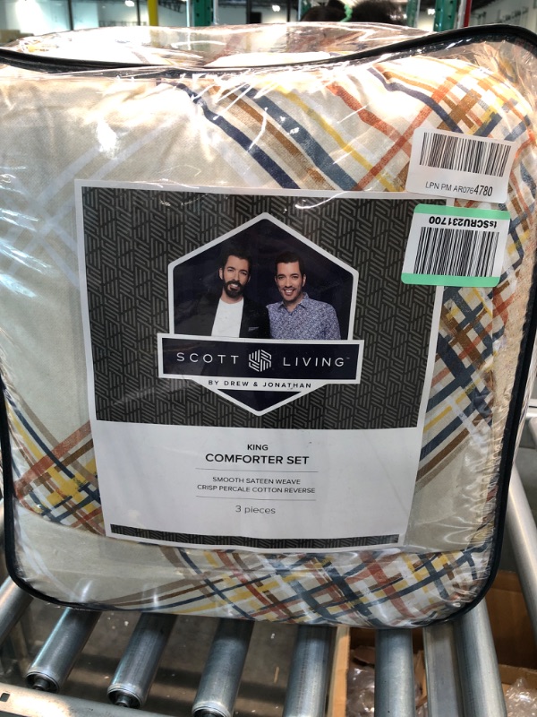 Photo 1 of Scott Living Hollis Sateen 3-pc. Reversible Comforter Set KING SIZE SET