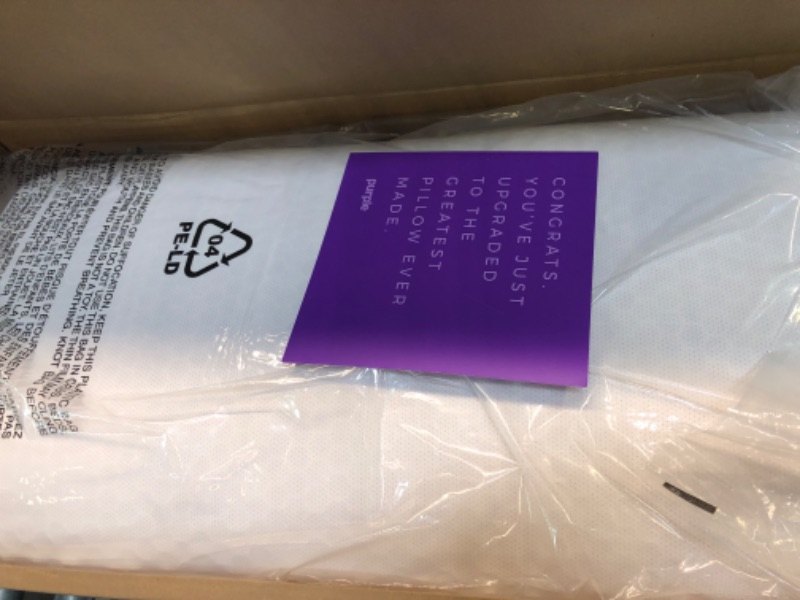 Photo 2 of Purple Harmony Pillow | The Greatest Pillow Ever Invented, Hex Grid, No Pressure Support, Stays Cool, Good Housekeeping Award Winning Pillow (King - Medium)