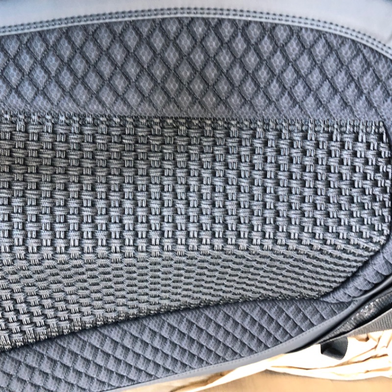Photo 1 of TIEHESYT Black Car Seat Cover 2PCS, Woven Nappa Leather Car Seat Cushion Protector, Universal Bottom Driver Car Seat Pads Mat for Auto, Automotive Interior Seat Protector Ventilated Breathable Black Woven 2 PCS