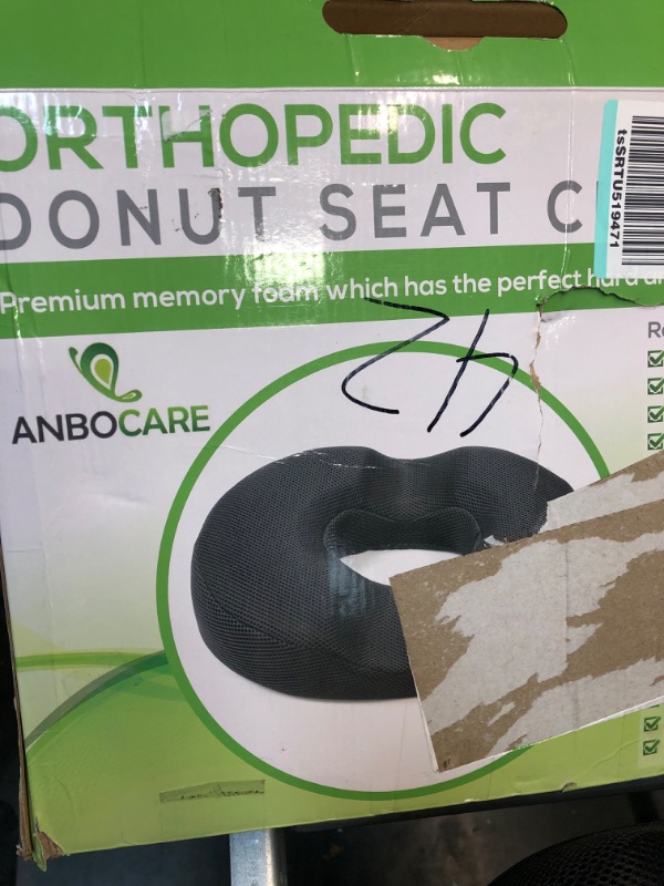 Photo 4 of Donut Pillow Tailbone Hemorrhoid Seat Cushion - Memory Foam Butt Pillow Relief Postpartum