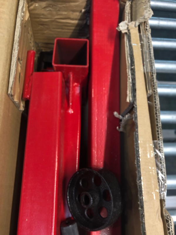 Photo 1 of BIG RED T23401 Torin Steel Rotating Engine Stand with 360 Degree Rotating Head: 3/8 Ton (750 lb) Capacity, Red
