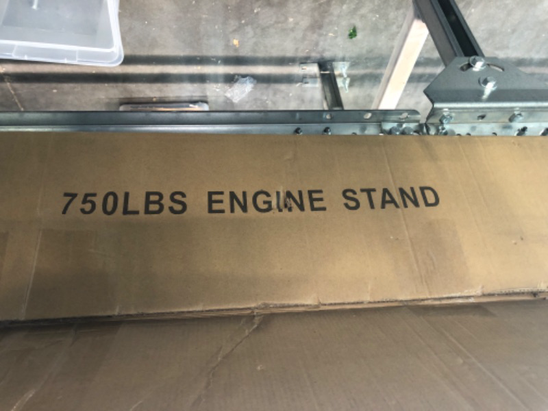 Photo 1 of BIG RED T23401 Torin Steel Rotating Engine Stand with 360 Degree Rotating Head: 3/8 Ton (750 lb) Capacity, Red
