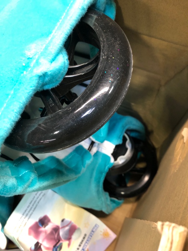 Photo 1 of HOVER HEART Electric Animal Ride On Toy, 6V Powered Dinosaur Ride-on with Wheels, Led Lights, Safety Belt, A Great Gift Choice for Kid