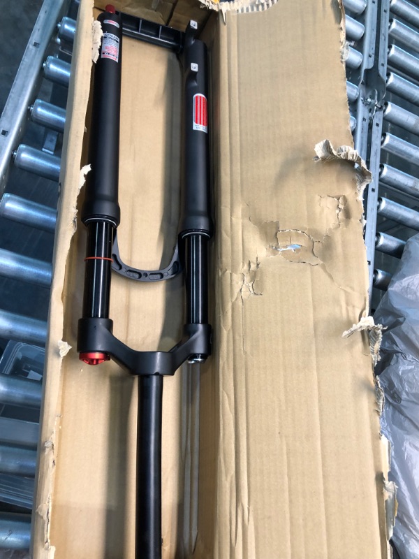 Photo 4 of BUCKLOS 26/27.5/29 Travel 120mm MTB Air Suspension Fork, Rebound Adjust 1 1/8 Straight/Tapered Tube QR 9mm Manual/Remote Lockout XC AM Ultralight Mountain Bike Front Forks Tapered-manual lock 27.5"