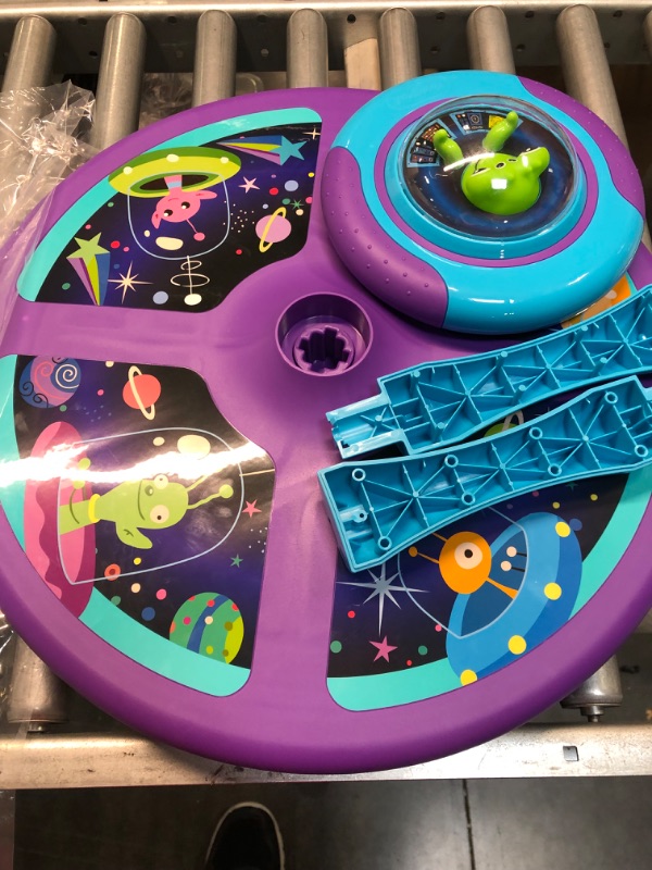 Photo 2 of MindSprout Light-Up Space Twister | 360° Sit Twist and Spin, Toddler Toys Age 2, 3, 4, 5, Birthday for Boy Girl, 18 Months +, LED Lights, Kids Toy Indoor or Outdoor for 2 Year Old (Patent Pending)