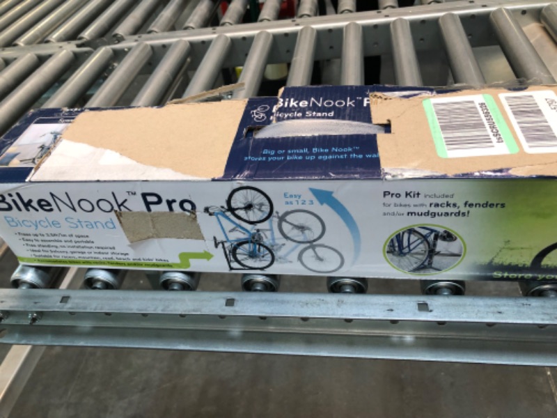 Photo 6 of Bike Nook Pro for Racks, Fender and Mudguards. Bicycle Stand, Portable and Stationary Space-Saving Rack with Adjustable Height, for Indoor Bike Storage
