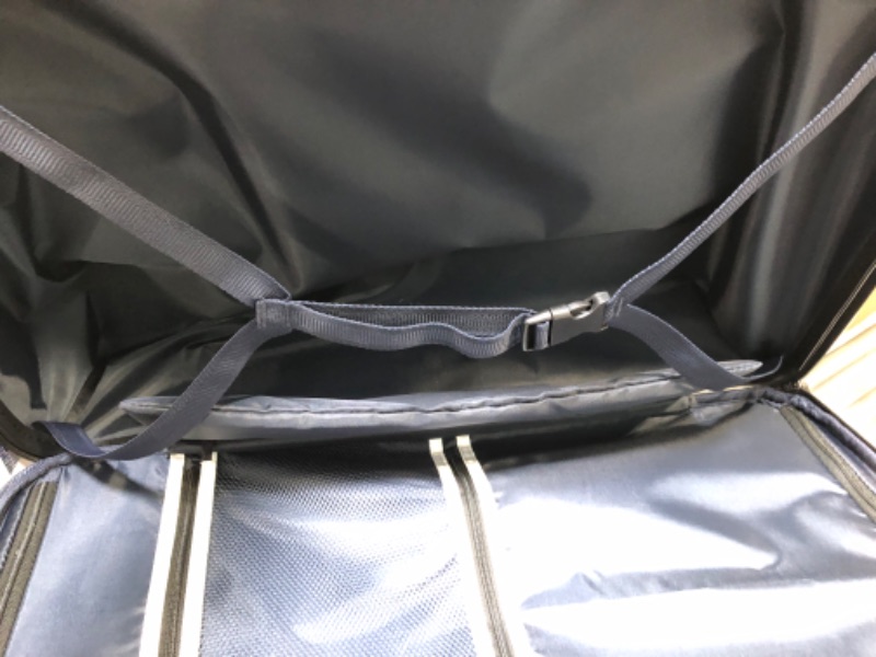 Photo 1 of Coolife Luggage Expandable(only 28") Suitcase PC+ABS Spinner Built-In TSA lock 20in 24in 28in Carry on (Caribbean Blue, L(28in).) Caribbean Blue. L(28in).