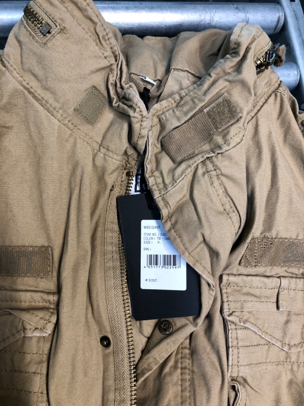 Photo 1 of Brandit Men's M-65 Giant Jacket - Camel Camel X-Large