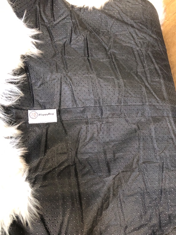 Photo 1 of Luxury Faux Fur Orthopedic Dog Bed, Memory Foam Dog Bed? for? Small, Medium, Large and XL Pets, Fluffy Pup Rug with Waterproof ?and ?Washable Soft Cover, Bone White (Medium) Medium (40x25”)