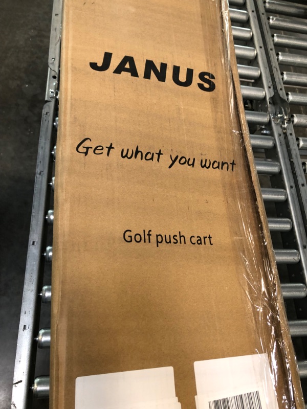 Photo 5 of JANUS Golf Cart?Golf Push Cart?Golf Pull Carts with (Golf Telescopic Folding Stool & Umbrella Holder & Phone Holder& ice Bag) Mysterious grey