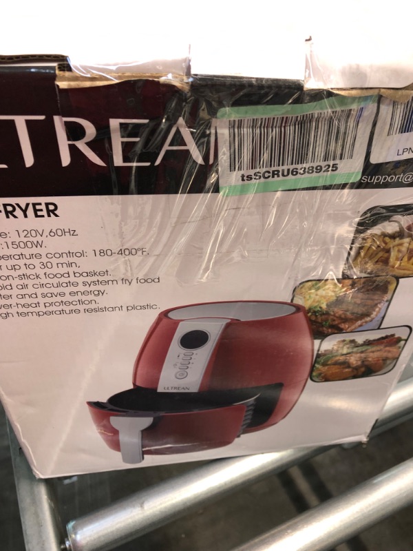 Photo 4 of Ultrean 4.2 Quart Air Fryer and Ultrean Air Fryer Accessories