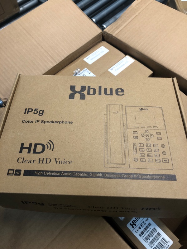 Photo 3 of XBLUE QB1 System Bundle with 6 IP5g IP Phones Including Auto Attendant, Voicemail, Cell & Remote Phone Extensions & Call Recording IP5g 6 Phone Bundle