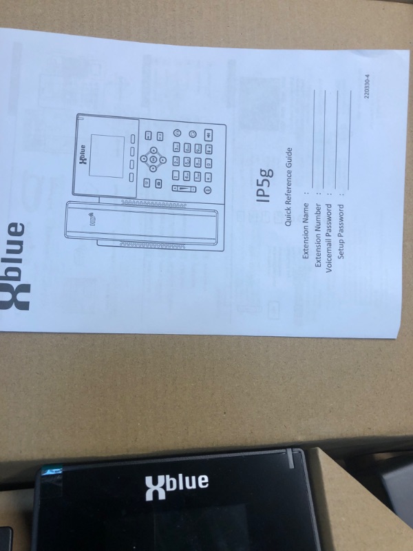 Photo 9 of XBLUE QB1 System Bundle with 6 IP5g IP Phones Including Auto Attendant, Voicemail, Cell & Remote Phone Extensions & Call Recording IP5g 6 Phone Bundle