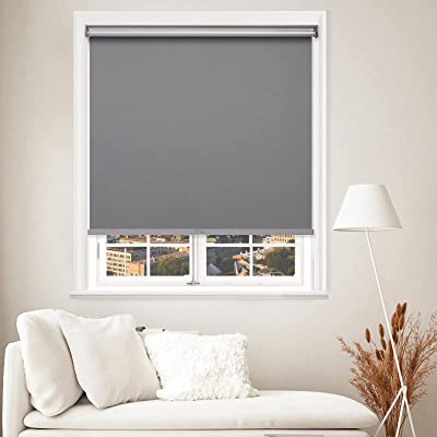 Photo 1 of cordless roller shade blackout white - dark grey  31**72