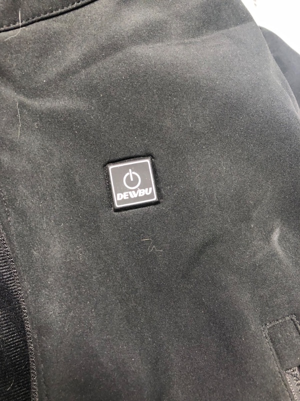 Photo 1 of DEWBU Heated Jacket with 12V Battery Pack Winter Outdoor Soft Shell Electric Heating Coat