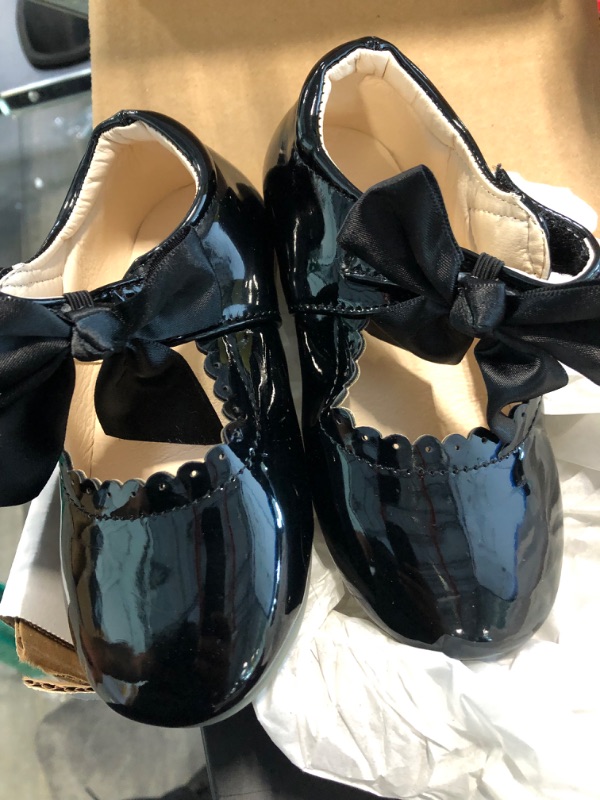 Photo 5 of Stylein Toddler Baby Girl's Dress Shoes Ballerina Wedding Party Princess Mary Jane Flats 10 Toddler Black