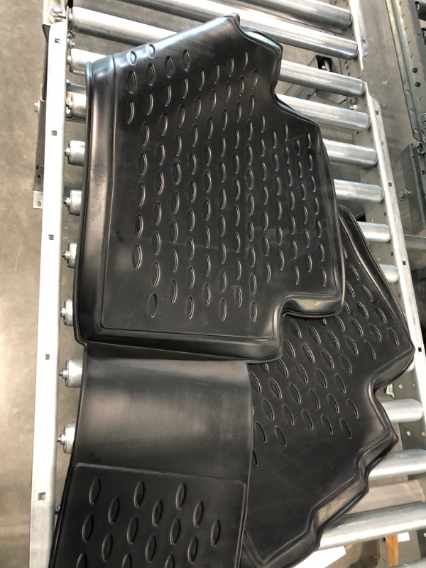 Photo 1 of Fits 2018-2023 Hyundai Kona (No Electric Models) Floor Mats Front & 2nd Row Seat Liner Set All Weather Full Set Liners (Black)