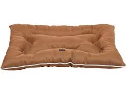 Photo 1 of Amazon Basics Outdoor Water Repellent Pet Pillow Bed, Brown, Large
