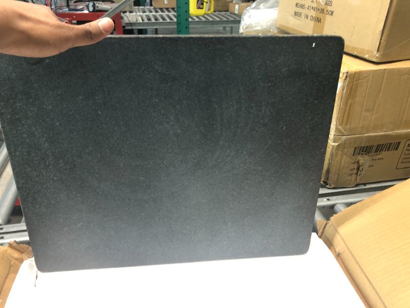 Photo 3 of Diflart Natural Black Granite Cutting and Pastry Serving Baking Board Slab 16x20x4/5 Inch 16x20 inch Gray