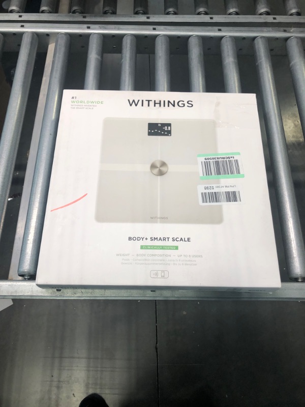 Photo 3 of Withings Body+ - Digital Wi-Fi Smart Scale with Automatic Smartphone App Sync, Full Body Composition Including, Body Fat, BMI, Water Percentage, Muscle & Bone Mass, with Pregnancy Tracker & Baby Mode White