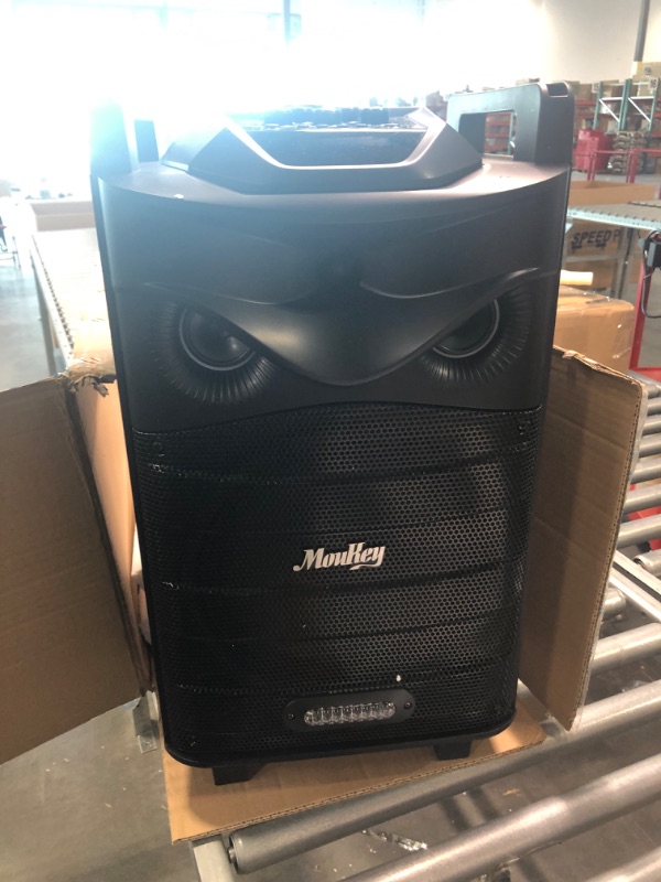 Photo 4 of Moukey Karaoke Machine, PA System Woofer, Portable Bluetooth Speaker 