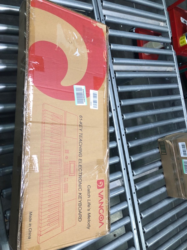 Photo 1 of Vangoa VGK610 Piano Keyboard, 61 Mini Keys Portable Music Keyboard for Beginners with , 3 Teaching Modes, 350 Tones, 350 Rhythms, 30 Demos, Pink 61 Mini Keys pink