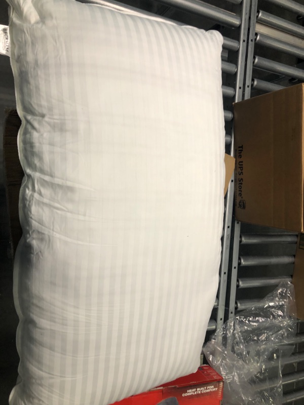 Photo 2 of Beckham Hotel Collection Bed Pillows King Size  - Down Alternative Bedding Gel Cooling Big Pillow for Back, Stomach or Side Sleepers