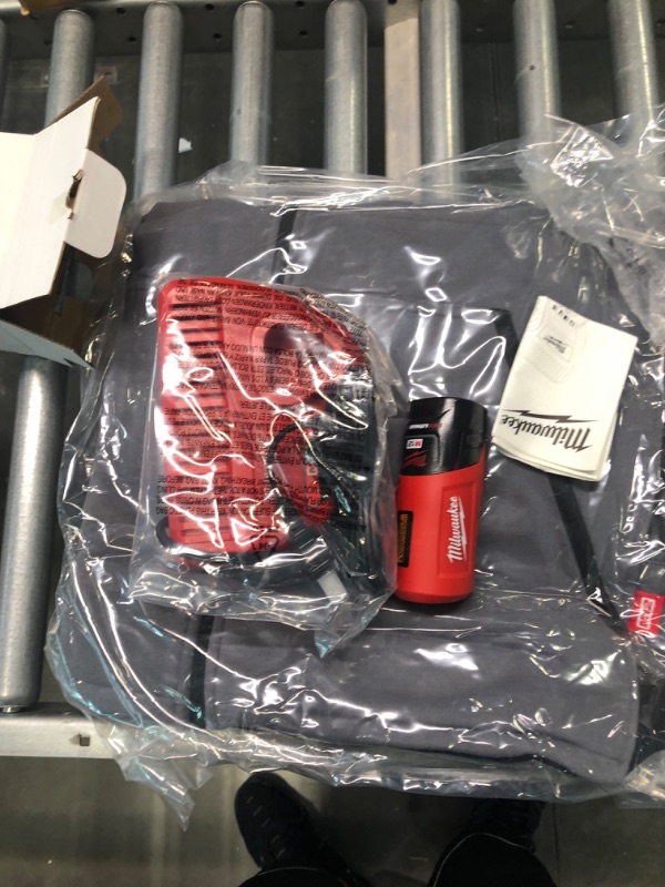 Photo 1 of Milwaukee Heated Hoodie KIT M12 12V Lithium-Ion (Extra Large, Gray) X-Large Gray