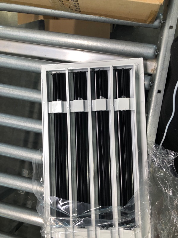 Photo 2 of 18x8 Modern AC Vent Cover - Decorative White Air Vent - Standard Linear Slot Diffuser 