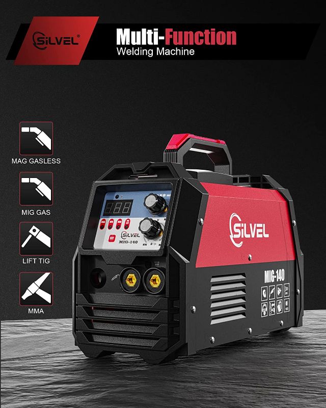 Photo 1 of SILVEL MIG Welder 110V, 4 in 1 140A MIG/MAG/ARC/Lift TIG Welding Machine