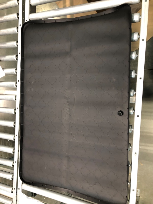 Photo 1 of Eapele Under Sink Mat Kitchen Cabinet Tray,34"x22",Flexible Waterproof Silicone Material, Hold up to 2.5 Gallons Liquid (Gray) Gray 34"x22",more flexible