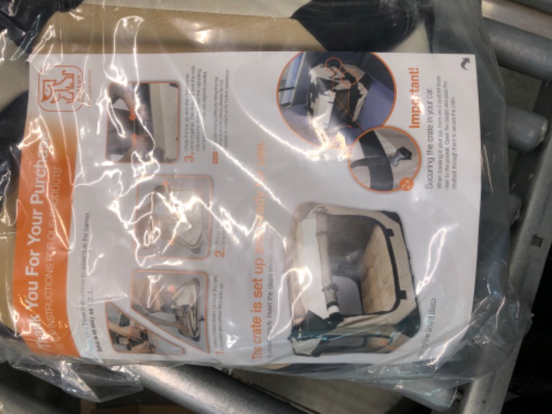 Photo 1 of PetLuv "Happy Cat Premium Cat Carrier Soft Sided Foldable Top and Side Loading Pet Crate and Carrier Locking Zippers Shoulder Straps Seat Belt Lock Plush Pillow Reduces Anxiety