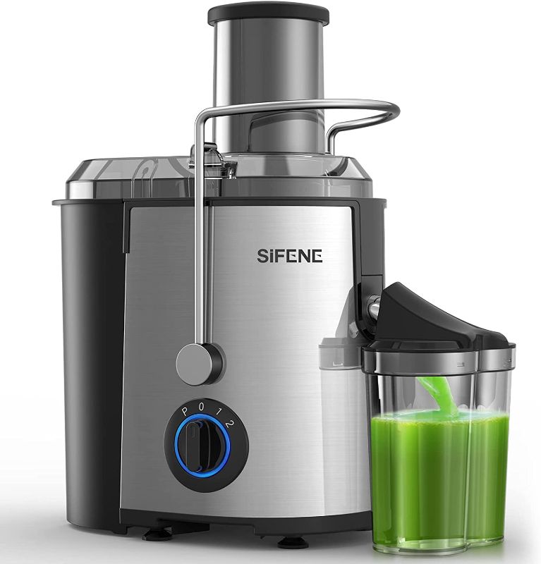 Photo 1 of SIFENE Juicer Machine, 800W Juicer with 3" Big Mouth for Whole Fruits and Veggies, Juice Extractor with 3 Speeds Settings, Easy to Clean
