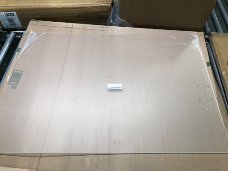 Photo 1 of Clear Plexiglass Acrylic Sheet 24” x 36”, 6mm (1/4 inch Thickness) Unbreakable and Lightweight Substitute for Glasses, Great Use for Sneeze Guard, Shield, Greenhouse, Poster Frames