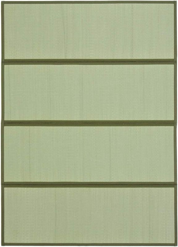 Photo 1 of MIINA Japanese Traditional Tatami Mattress, Igusa (Rush Grass) Tatami Mat, Floor Mattress Queen, Natural