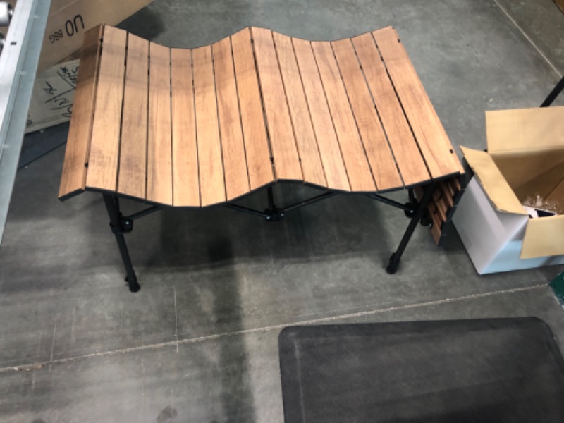 Photo 1 of CAMPING TABLE WITH WOODEN SLATS