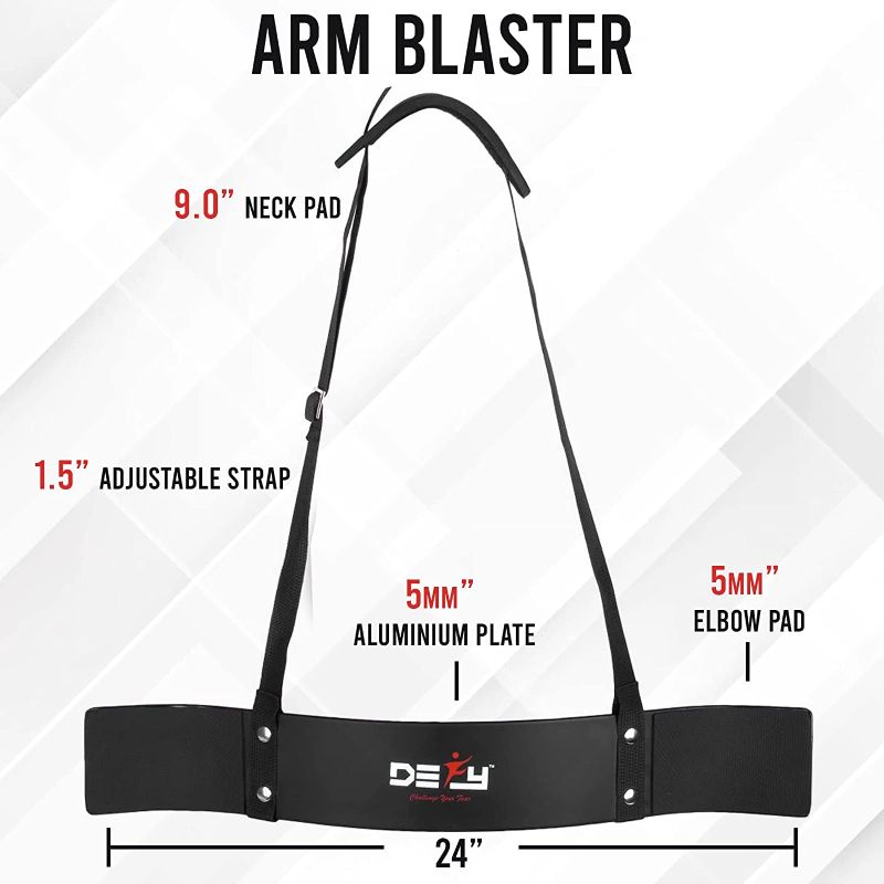 Photo 1 of DEFY Bicep Arm Blaster- Arm Blaster for Biceps & Triceps, Workout Bicep Curl Blaster, DEFY Bicep Isolator Arm Blaster- Arm Blaster for Biceps & Triceps Men and Women, Bicep Curl Blaster