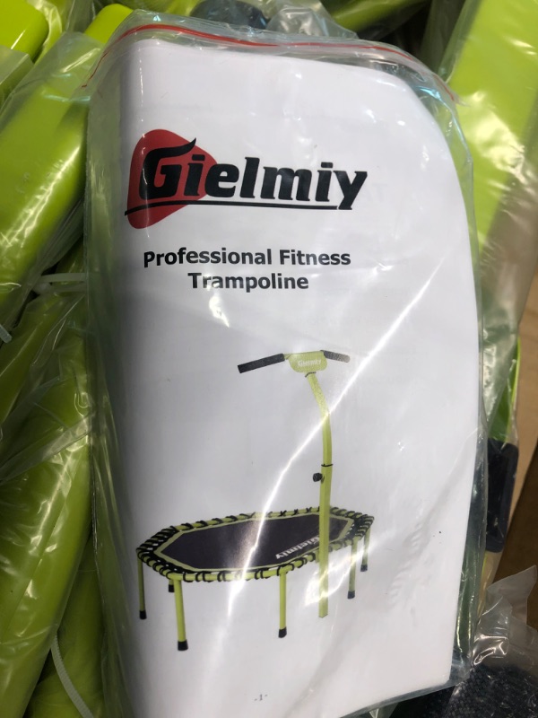 Photo 1 of Gielmiy 40" Mini Trampoline,Silent Fitness Trampoline?Indoor Small Bungee Rebounder Cardio Trainer Workout for Adults?Max Load 330lbs?
