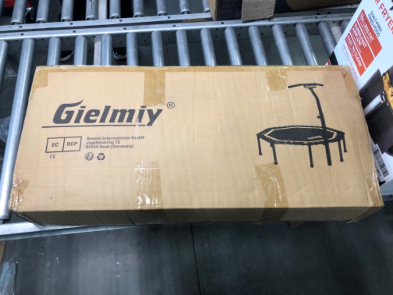 Photo 1 of Gielmiy 40" Mini Trampoline,Silent Fitness Trampoline?Indoor Small Bungee Rebounder Cardio Trainer Workout for Adults?Max Load 330lbs?
