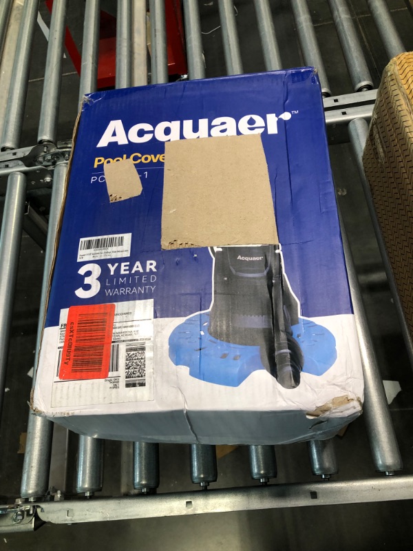 Photo 5 of Acquaer 1/4 HP Automatic Swimming Pool Cover Pump, 115 V Submersible Pump with 3/4” Check Valve Adapter & 25ft Power Cord, 2250 GPH Water Removal for Pool, Hot Tubs, Rooftops, Water Beds and more