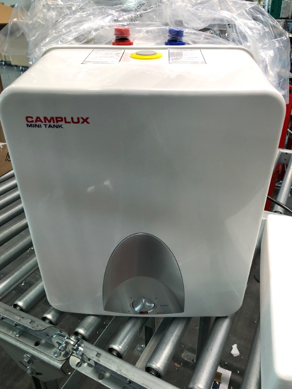 Photo 3 of Camplux ME60 Mini Tank Electric Water Heater 6-Gallon with Cord Plug,1.44kW at 120 Volts 6 Gallons