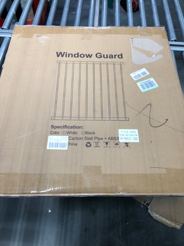 Photo 1 of WAOWAO Window Safety Guards for Children Kids Child Toddler Pets Proof Extra Wide White Tension Security Window Guard Gate for Home Fit 31.50"-86.62" Sliding Windows  (2 Piece(36.22"-61.41")) White 61.41 Inch (Pack of 1)