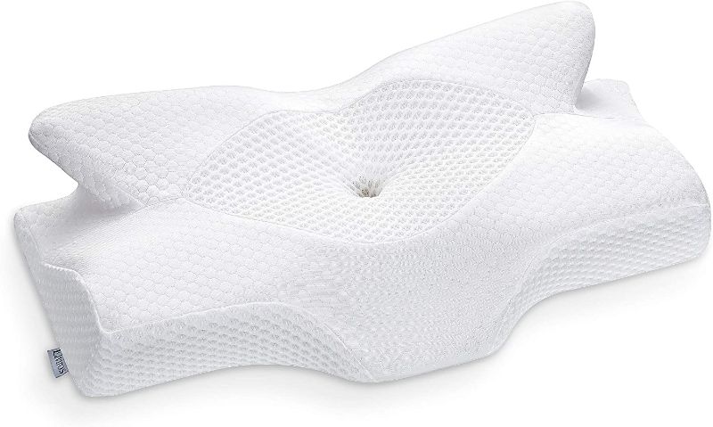 Photo 1 of Elviros Cervical Memory Foam Pillow, Contour Pillows for Neck and Shoulder Pain