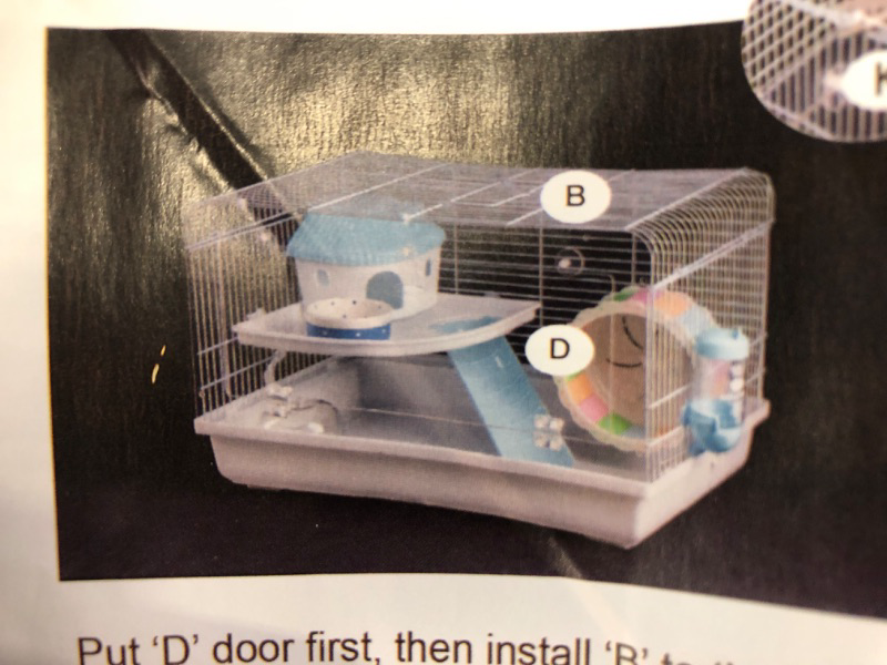 Photo 1 of HAMSTER CAGE WITH WHEEL
