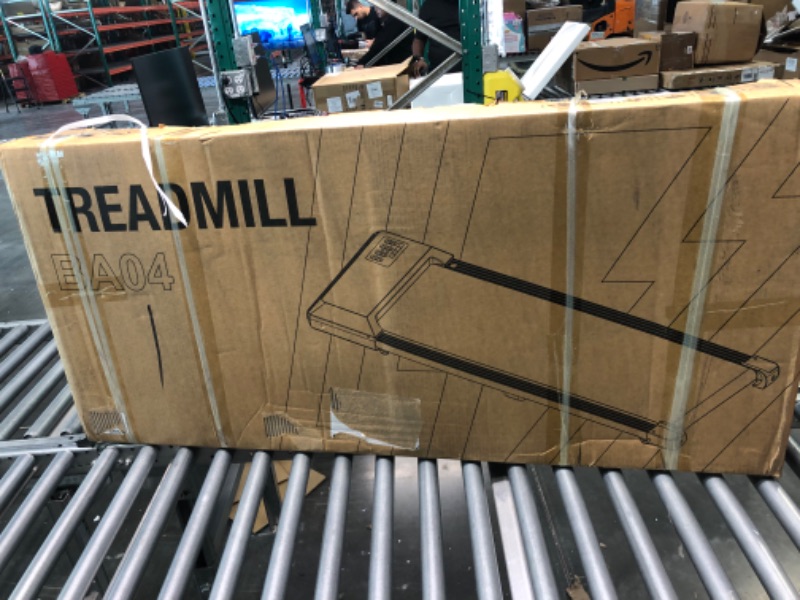 Photo 1 of DeerRun Walking Pad, Under Desk Treadmill, Walking Pad Treadmill Under Desk, Mini Treadmill in LED Display Bright white