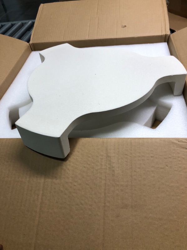 Photo 4 of AJinTeby Heat Deflector, Plate Setter for 18" Big Green Egg Grill, Big Green Heat Deflector, Green Egg Smoker Plate, Pizza Stone for 18" Kamado Grill, Chargriller 18" Akorn Kamado Grill