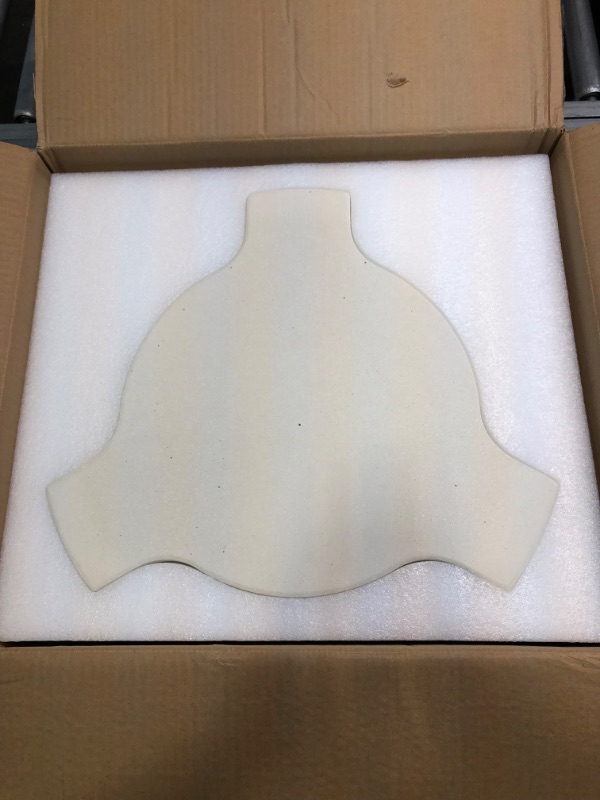 Photo 3 of AJinTeby Heat Deflector, Plate Setter for 18" Big Green Egg Grill, Big Green Heat Deflector, Green Egg Smoker Plate, Pizza Stone for 18" Kamado Grill, Chargriller 18" Akorn Kamado Grill