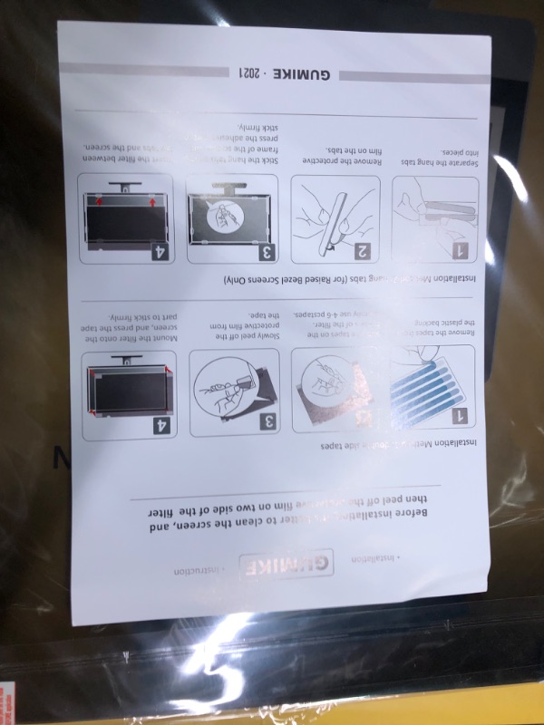 Photo 4 of 22 inch Computer Privacy Screen Filter - Compatible 16:10 Aspect Ratio Widescreen Monitor - Blue Light Filter - Anti-Glare & Anti-Scratch Protector Film (22" Widescreen (16:10)) 22" Widescreen (16:10 )