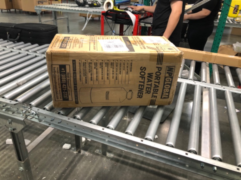 Photo 5 of NPGLOBAL RV Water Softener Portable - 16,000 Grain, 3/4" GHT Fittings, Convenient Water Softener for RVs, Trailers, Boats, Mobile Car Washing, Pressure Washing RV Water Softener Portable Orange