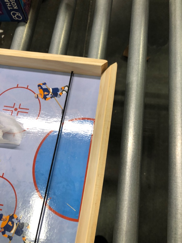 Photo 1 of MagicSolutions Fast Puck Board Game Ice Hockey Table | Interactive Desktop Battle Game | Fun for a Family Game or Even a Get-Together with Friends! | Large Size (23 x 12.59 x 1.57 in)